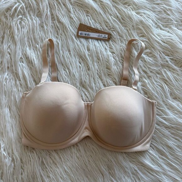 Skims Fits Everybody Strapless Bra Sand Size 36DD - Picture 2 of 7